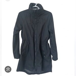 Aritzia Babaton The Group Black Waterproof Rain Coat in Small